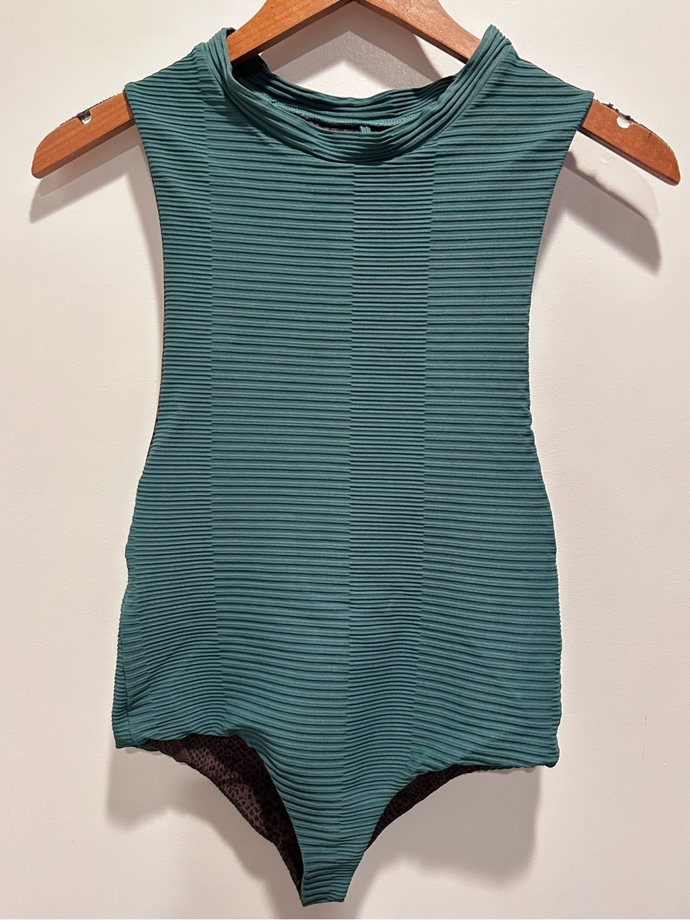 Acacia Swimwear Cloud 9 seafoam ribbed One Piece- Size P (xs)